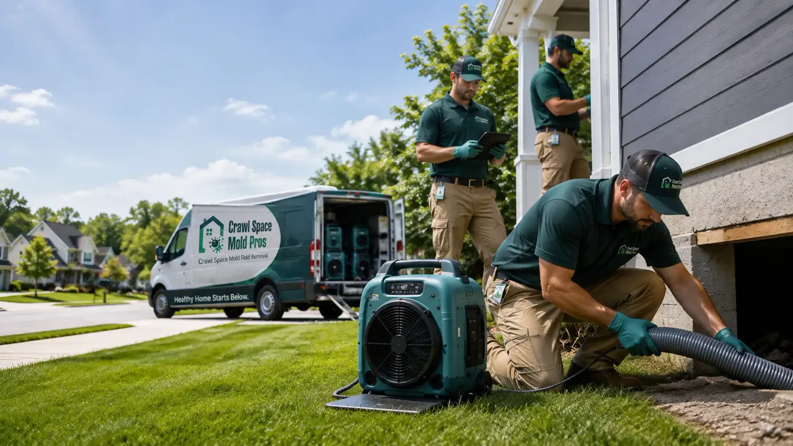 Crawl Space Mold Removal in Grottoes, VA